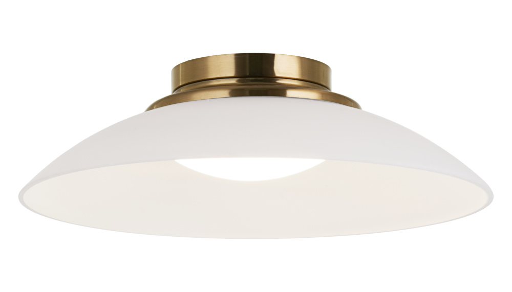 Luna Aged Gold Brass Flush Mounts