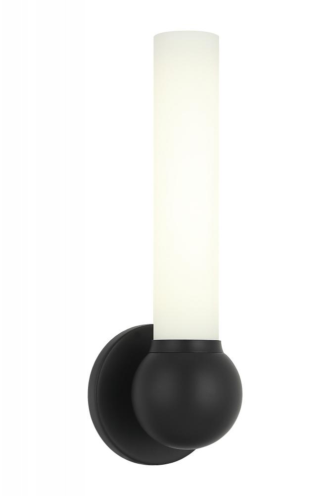 Pierce Matte Black Wall Sconce