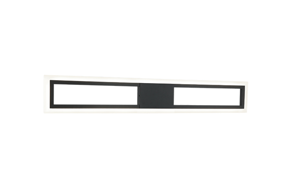 Valance Matte Black Wall Sconce