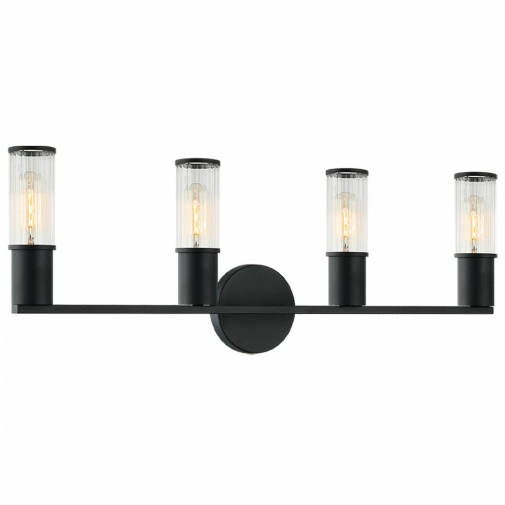 Klarice Matte Black Wall Sconce