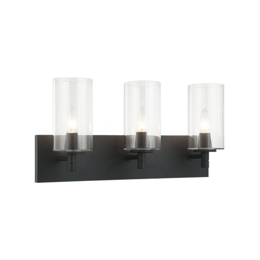 Candela Matte Black Wall Sconce