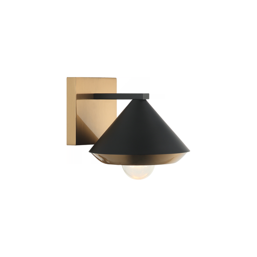 Velax Matte Black Wall Sconce