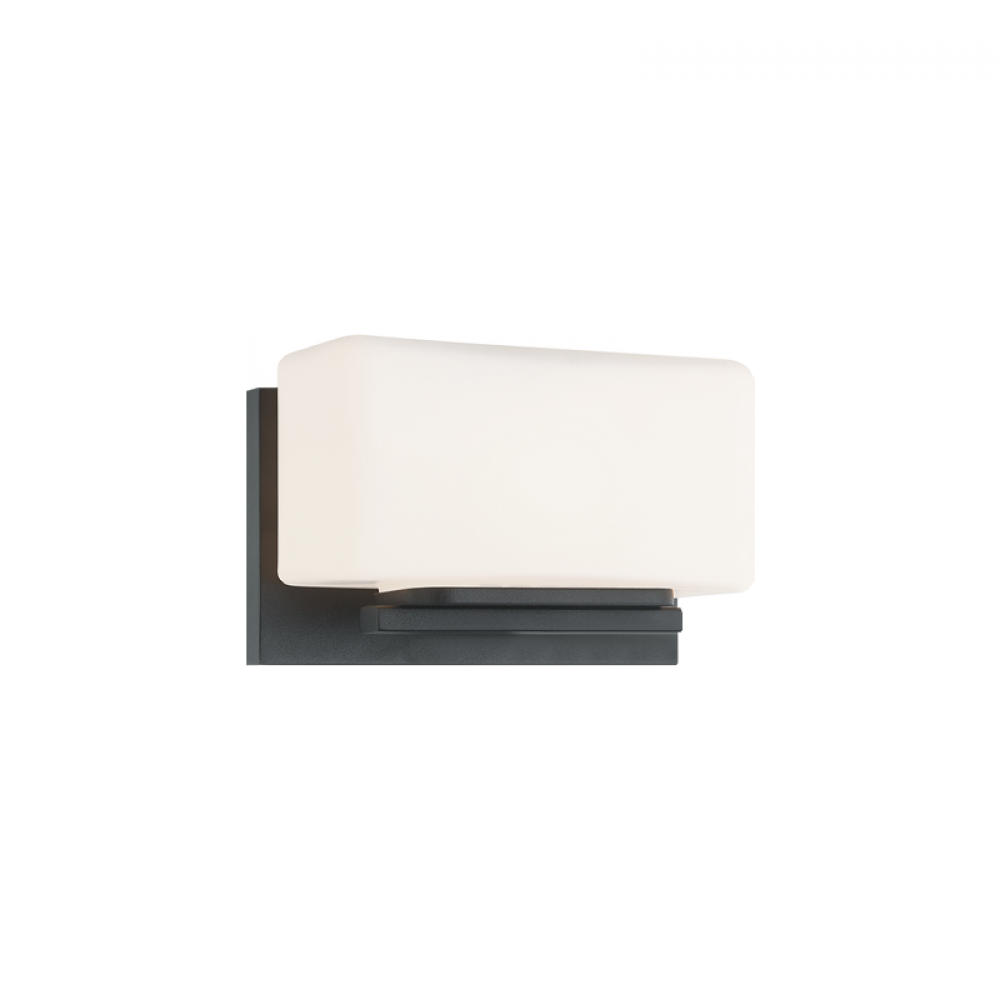 Chiclet Matte Black Wall Sconce