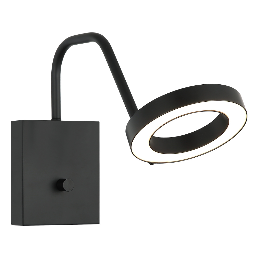 Realm Black Wall Sconce