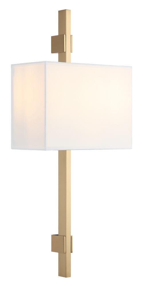 Badgley Aged Gold Brass Wall Sconce