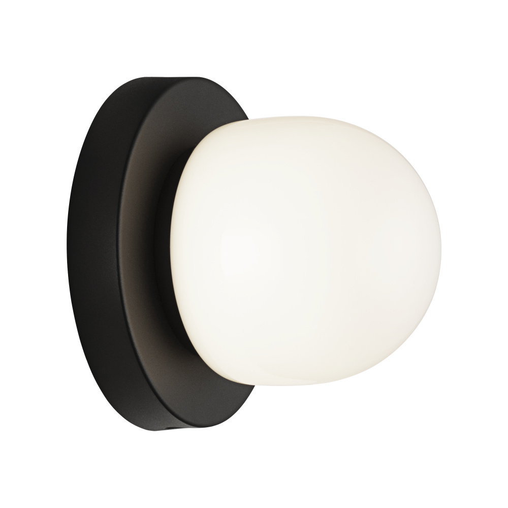 Pizzazz Matte Black Wall Sconce