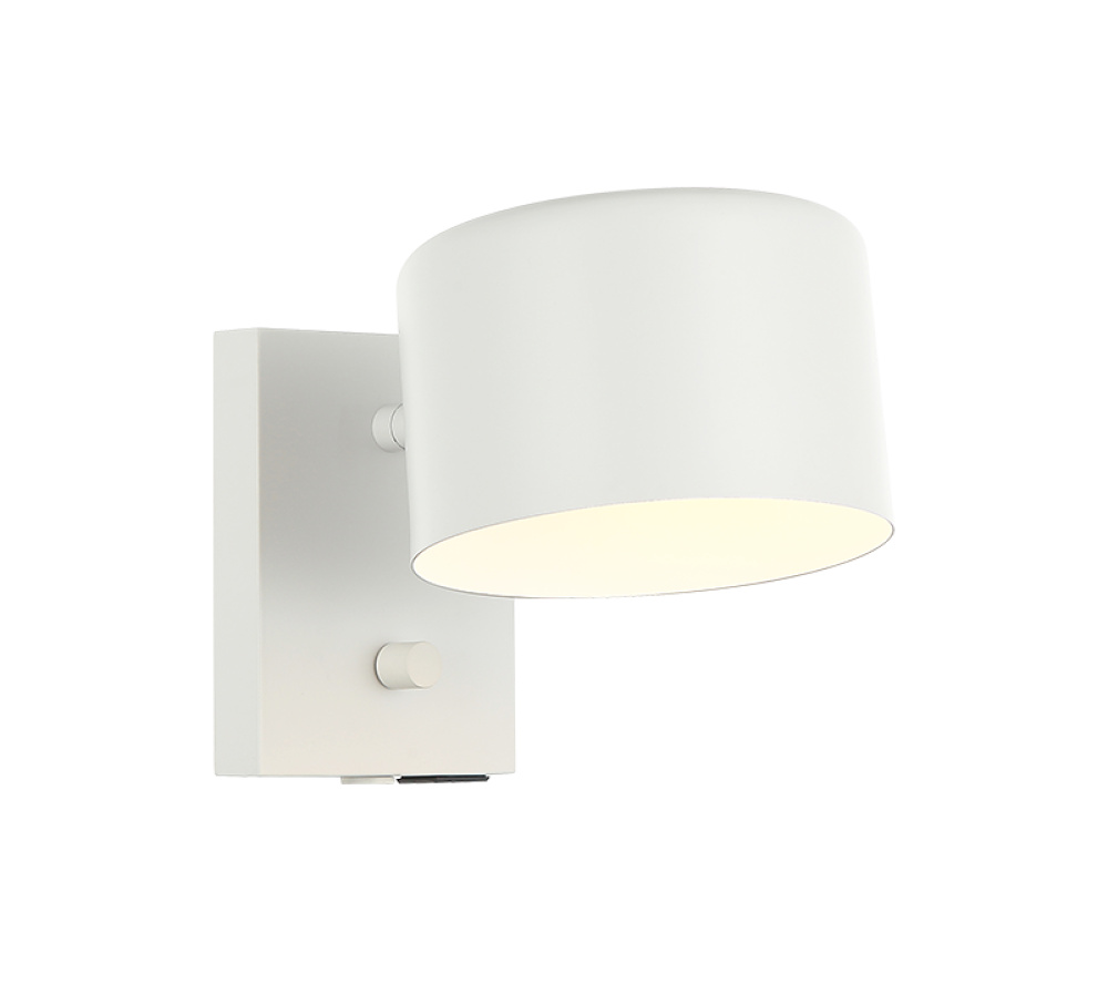 Clinton White Wall Sconce