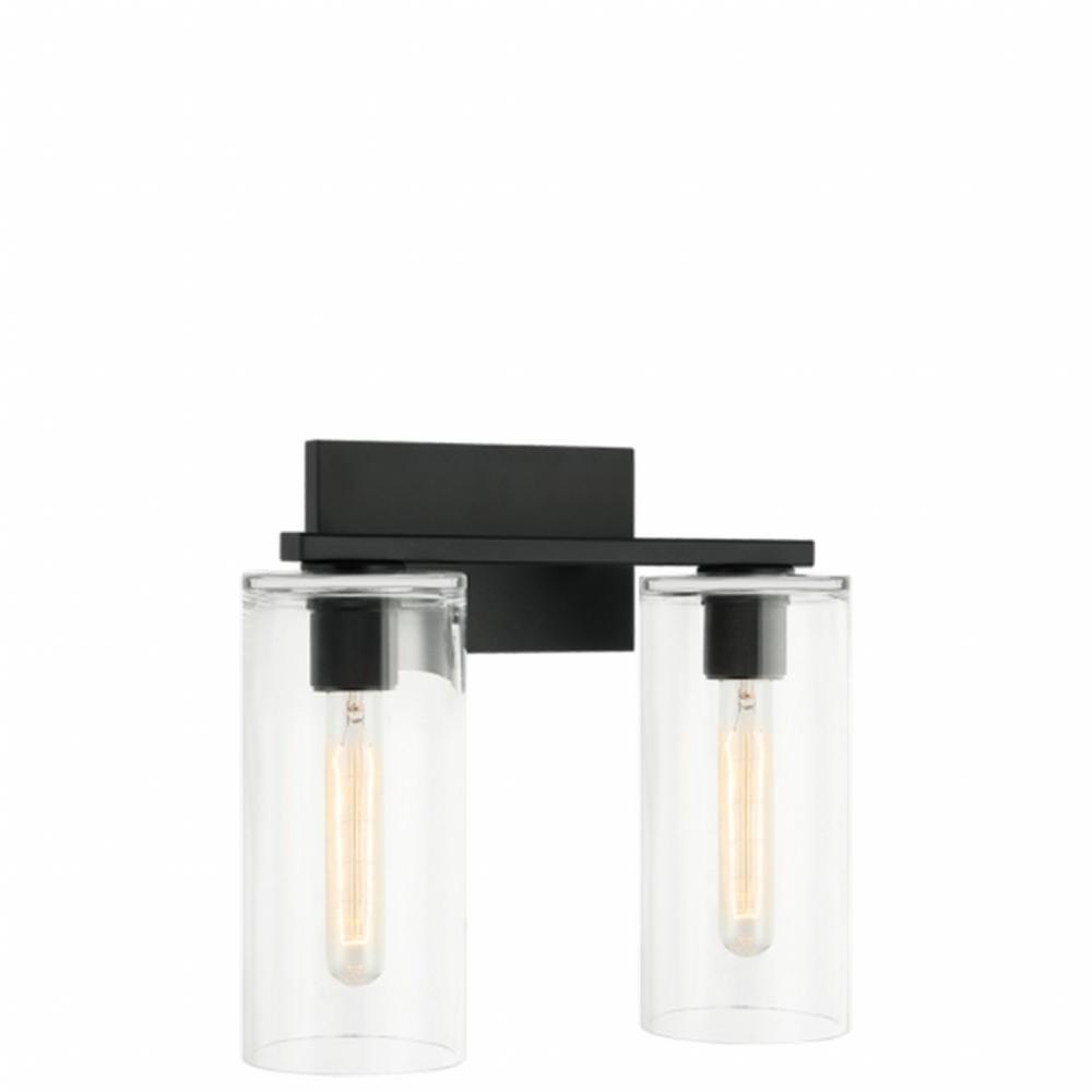 Lincoln Matte Black Wall Sconce