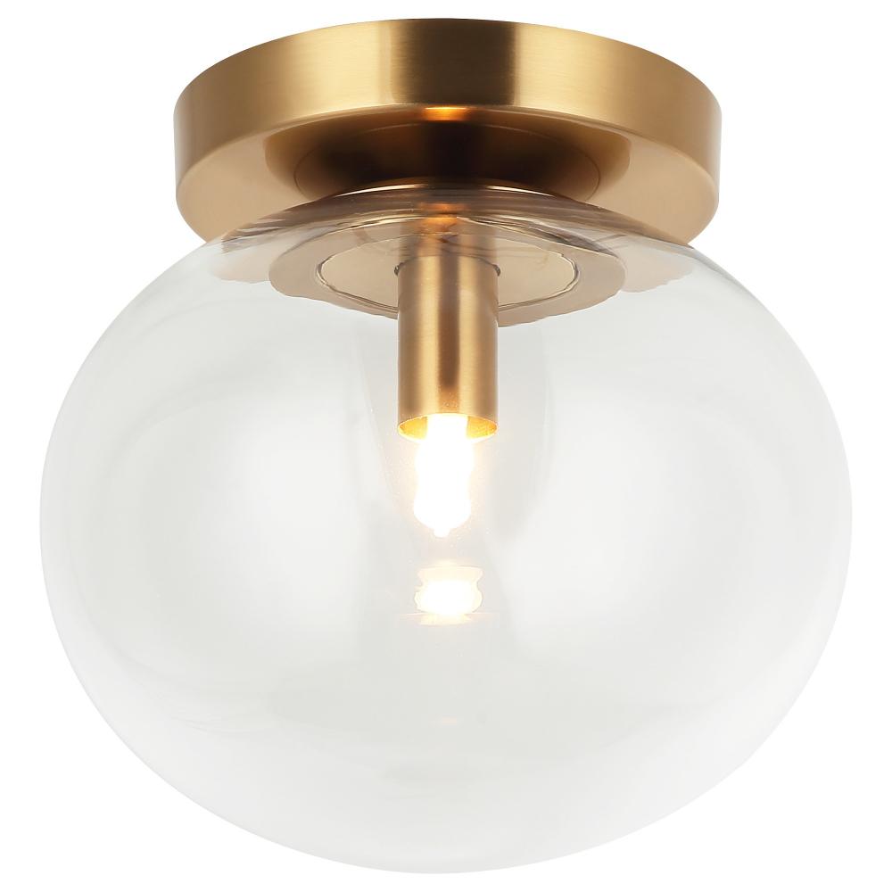 Bulbus Aged Gold Brass Ceiling Mount