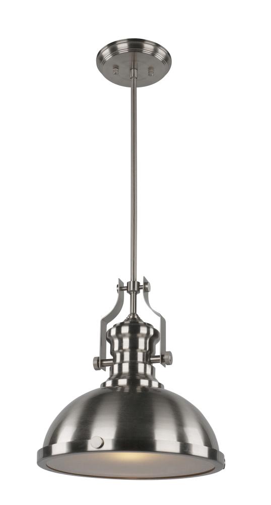 Cresswell Series Brushed Nickel Pendant
