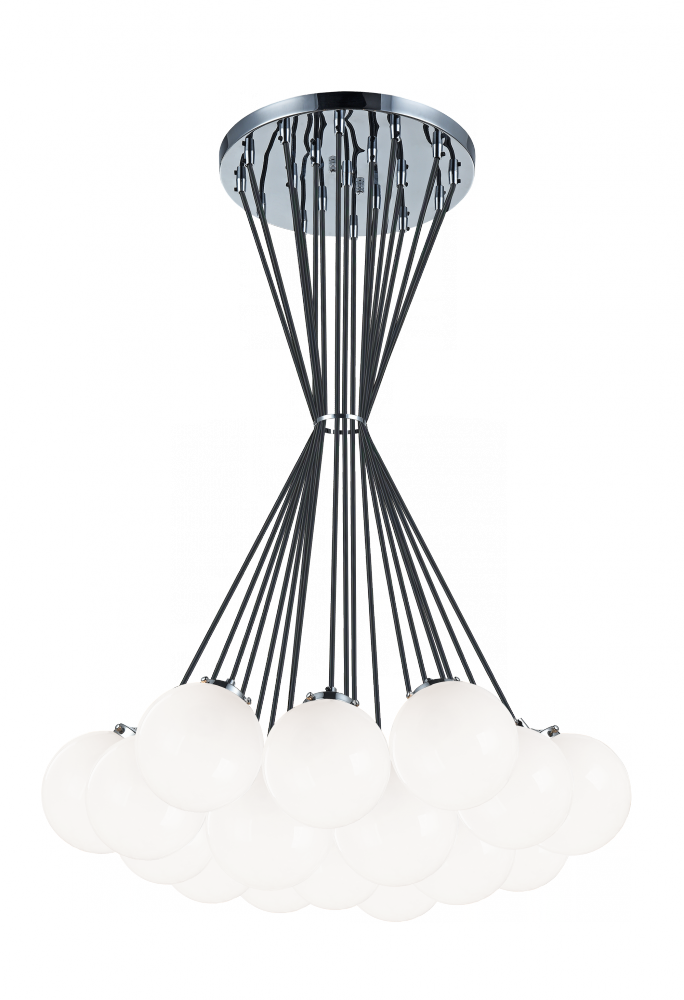 The Bougie Chrome Chandelier