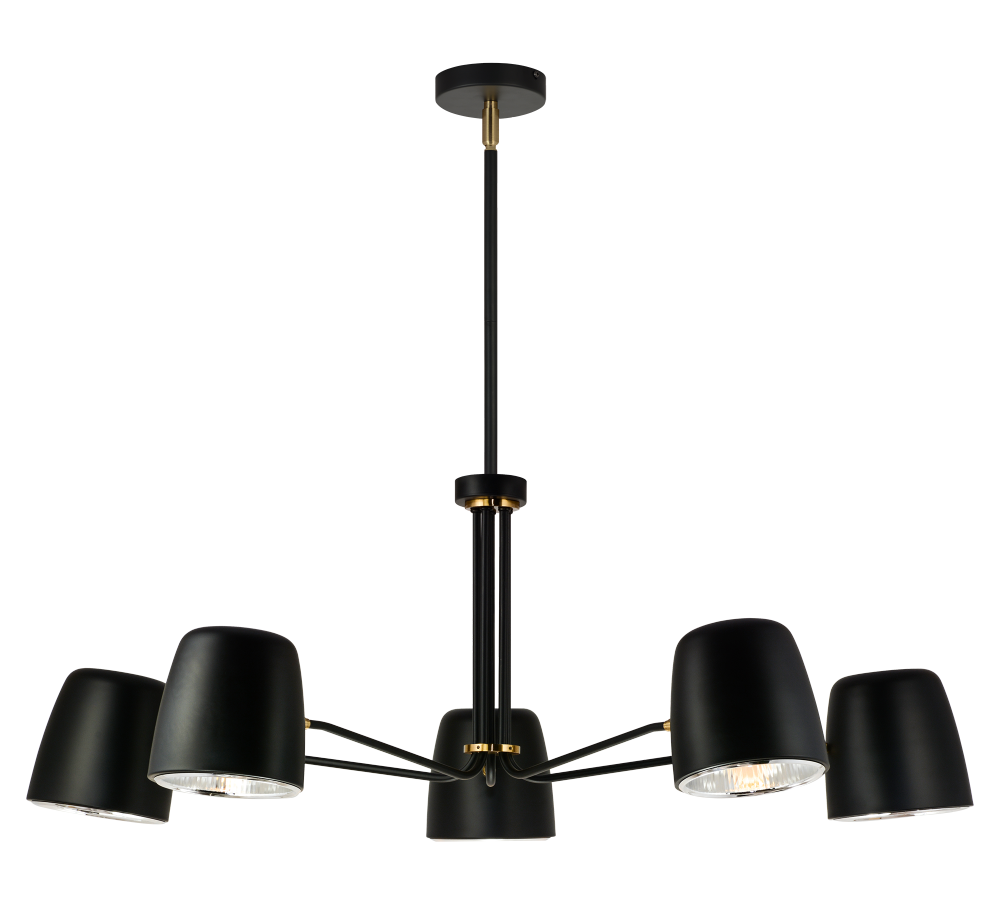 Luca Black Pendant