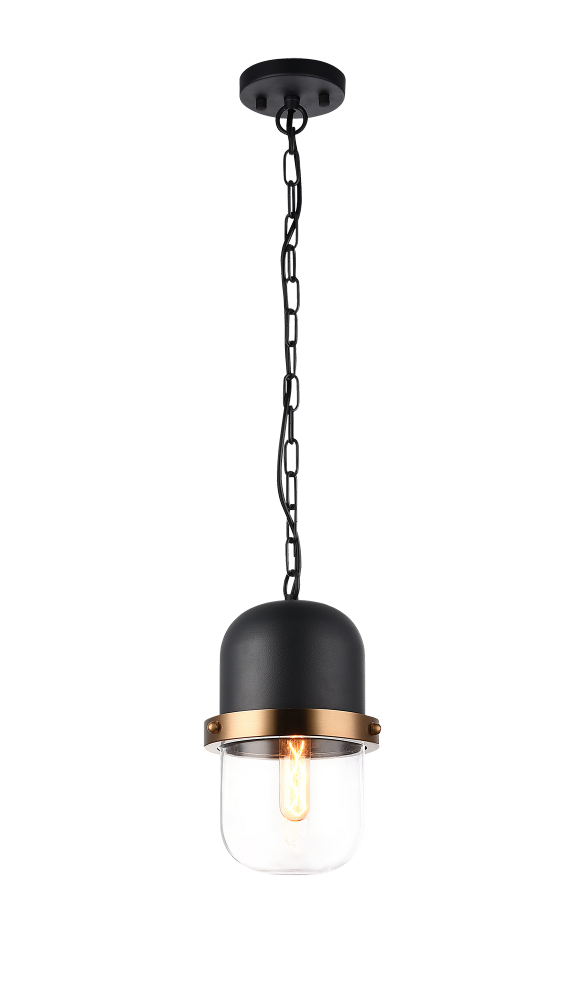 Tillie Matte Black Pendant