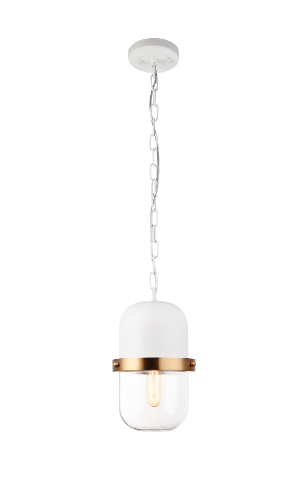 Tillie White Pendant