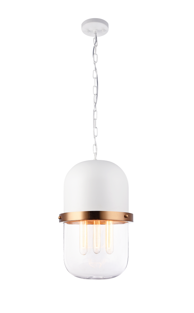 Tillie White Pendant