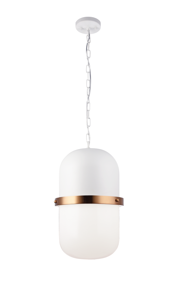 Tillie White Pendant