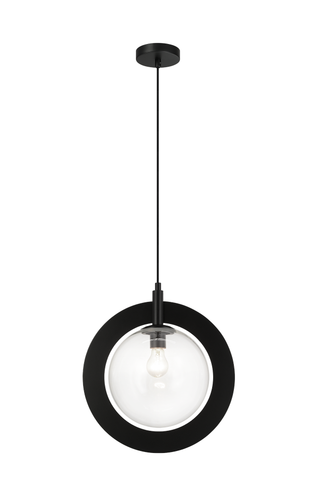 Astro Black Pendant