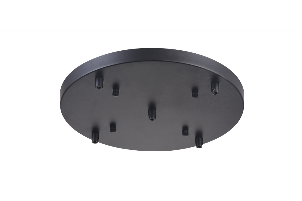 Multi Ceiling Canopy (Line Voltage) Black Canopy