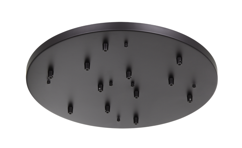 Multi Ceiling Canopy (Line Voltage) Black Canopy