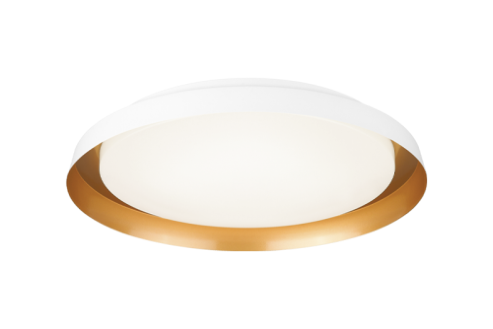 Vieno White Flush Mounts