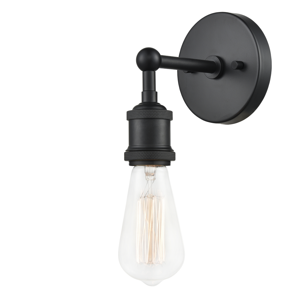 Bulstrode's Workshop Black Wall Sconce
