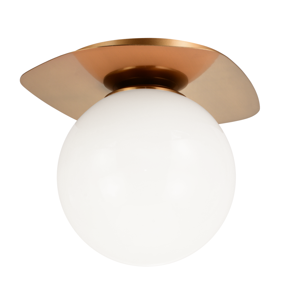 Razz Aged Gold Brass Ceiling Mount