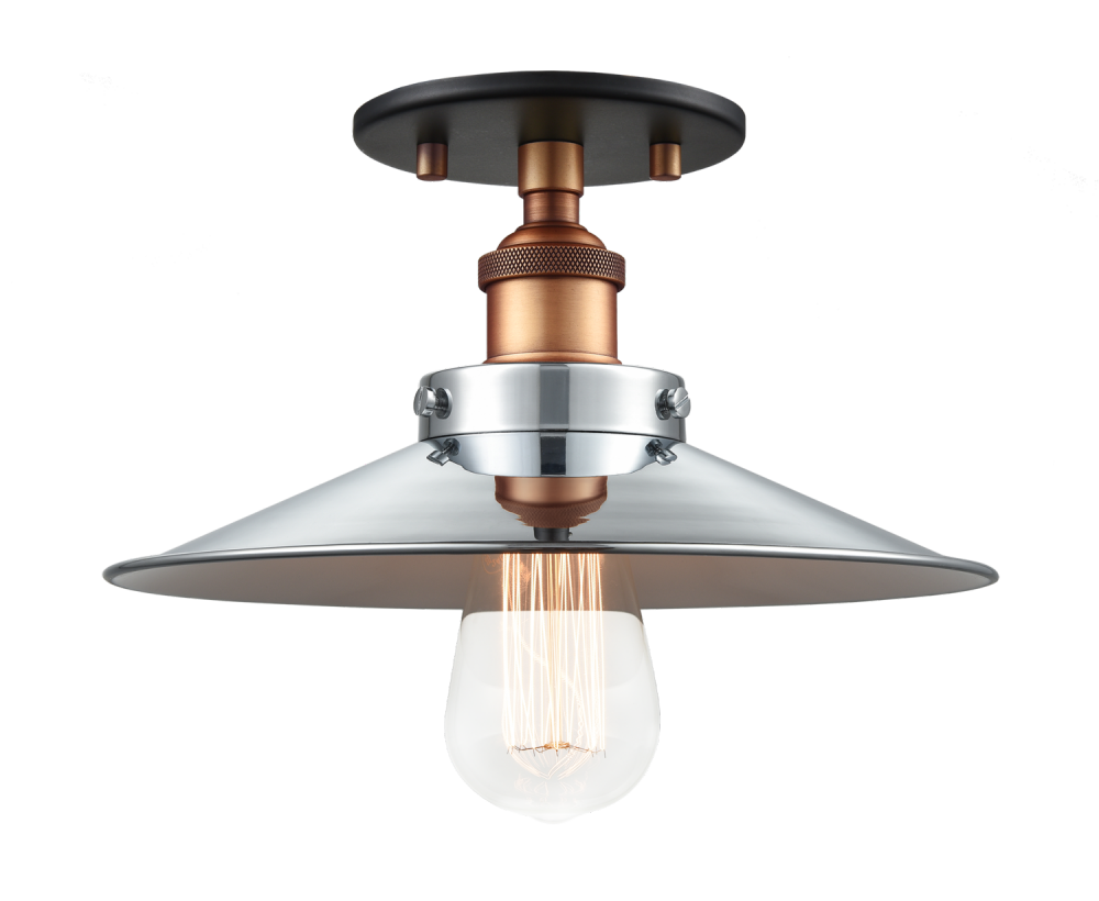 Bulstrode's Workshop Aged Gold Brass Ceiling Mount