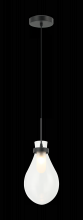 Matteo Lighting C31901MB - Seranna Matte Black Pendant