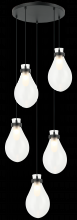 Matteo Lighting C31905MB - Seranna Matte Black Pendant
