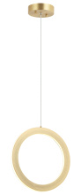Matteo Lighting C66112BG - Victoria Brushed Gold Pendant