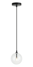 Matteo Lighting C81801BKCL - Bolha Black Pendant