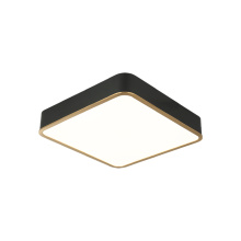 Matteo Lighting M10545BKAG - Ainslay Black + Aged Gold Brass Ceiling Mount