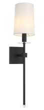 Matteo Lighting S00811MB - Fairburn Matte Black Wall Sconce