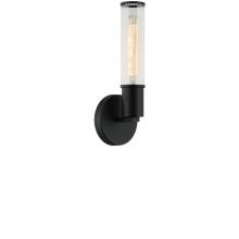 Matteo Lighting S02811MB - Klarice Matte Black Wall Sconce