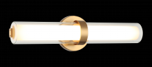 Matteo Lighting S03518AG - Satchie Aged Gold Brass Wall Sconce