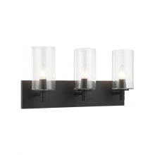 Matteo Lighting S04903MBCL - Candela Matte Black Wall Sconce