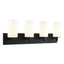 Matteo Lighting S04904MBOP - Candela Matte Black Wall Sconce