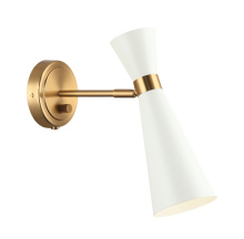 Matteo Lighting S09611AGWH - Blaze White Wall Sconce