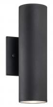 Matteo Lighting S10222MB - Tubular Matte Black Outdoor Lighting