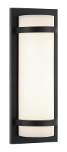 Matteo Lighting S15818MB - Brampton Matte Black Wall Sconce