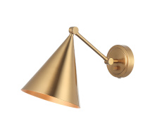 Matteo Lighting S16511AG - Pearson Aged Gold Brass Wall Sconce