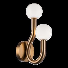 Matteo Lighting W34202AGOP - Joelle Aged Gold Brass Wall Sconce