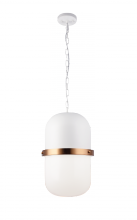 Matteo Lighting C73803WHOP - Tillie White Pendant