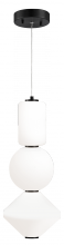 Matteo Lighting C82432OB - Dango Oxidized Black Pendant