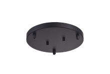 Matteo Lighting CP0103BK - Multi Ceiling Canopy (Line Voltage) Black Canopy