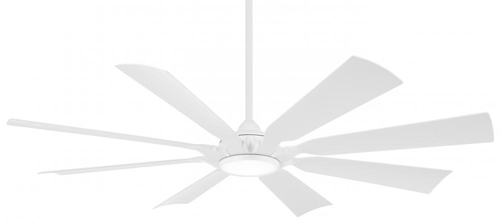 Future - 65" Wet Location Ceiling Fan With LED Light