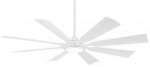 Minka-Aire F756L-WHF - Future - 65" Wet Location Ceiling Fan With LED Light