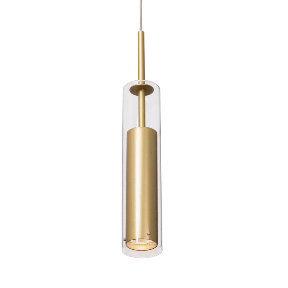 Jarvis 3-in Brushed Gold 1 Light Pendant