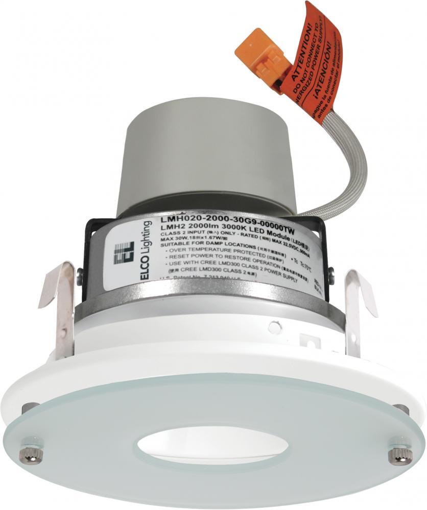 4" CHR LED INSRT DROP GLS 850LM 27K