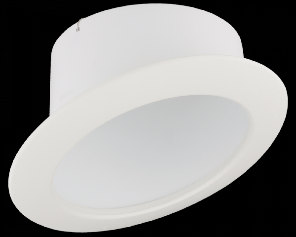 6" Sloped Reflector with Coil Springs Trim